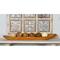 Brown Natural Ship Teak Wood Rustic Tray